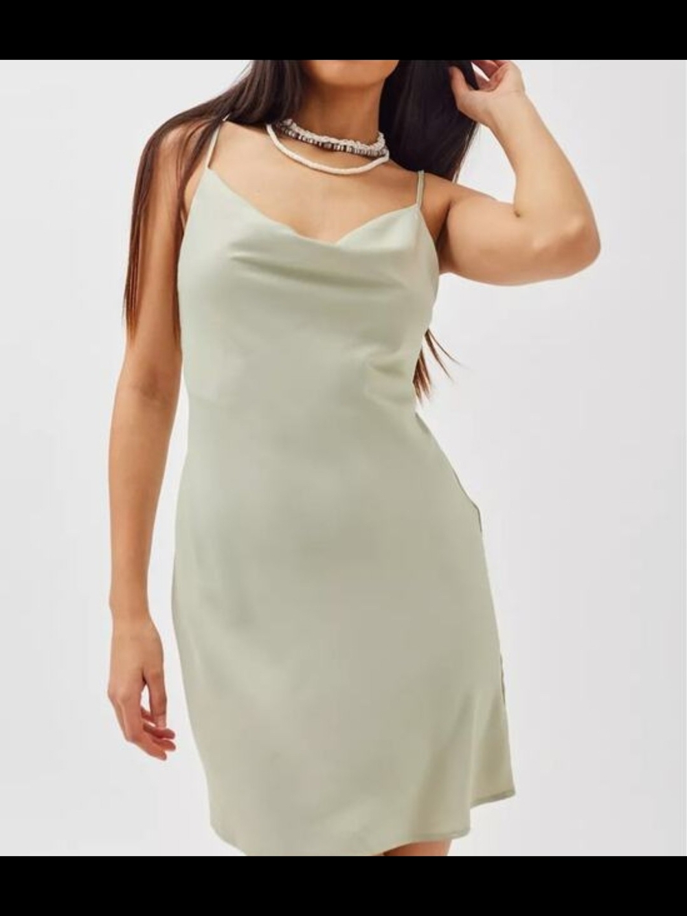 Urban Outfitters • Mallory Dress In Sage Green - Picture 8 of 8